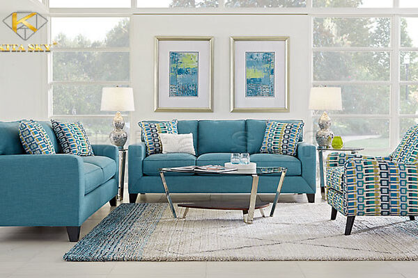 Hãy sử dụng tranh ảnh có màu sắc tươi sáng để trang trí cho phòng khách