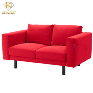 Bộ ghế sofa đẹp cho phòng khách nhỏ với gam màu nổi bậc.