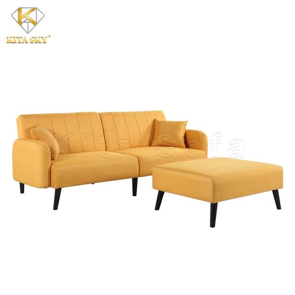 Sofa phòng khách thông minh màu vàng là nét kiến tạo thú vị trong bộ sưu tập của Kita
