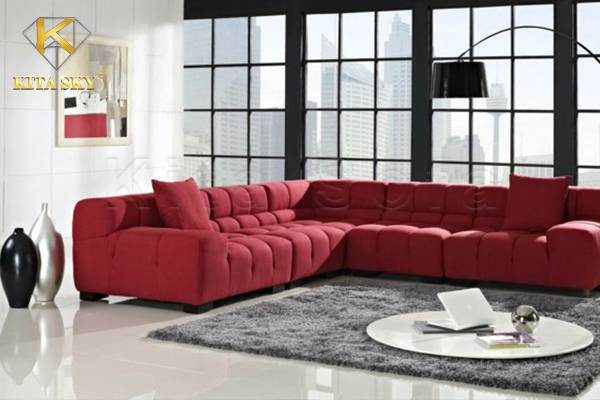 Sofa sắc đỏ theo quan niệm mang đến sự may mắn và viên mãn