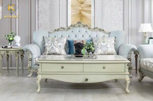 Sofa màu xanh ngọc